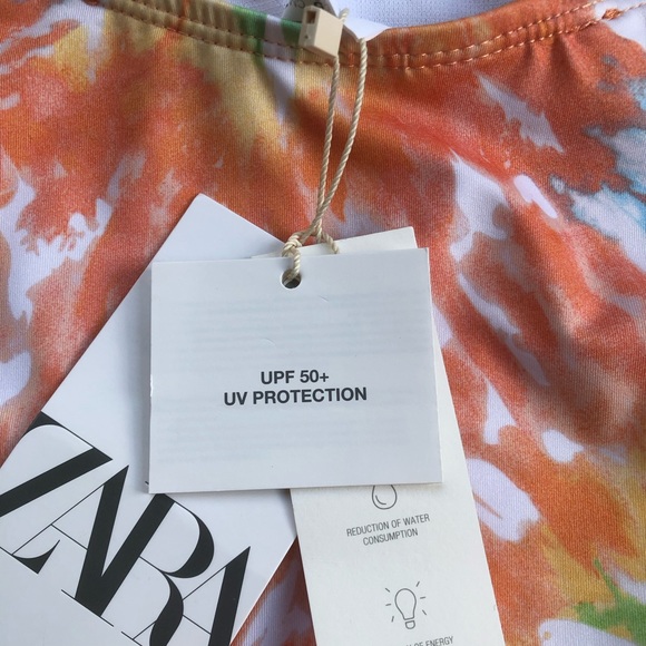 NEW Zara Tie Dye Swimsuit - Picture 5 of 6